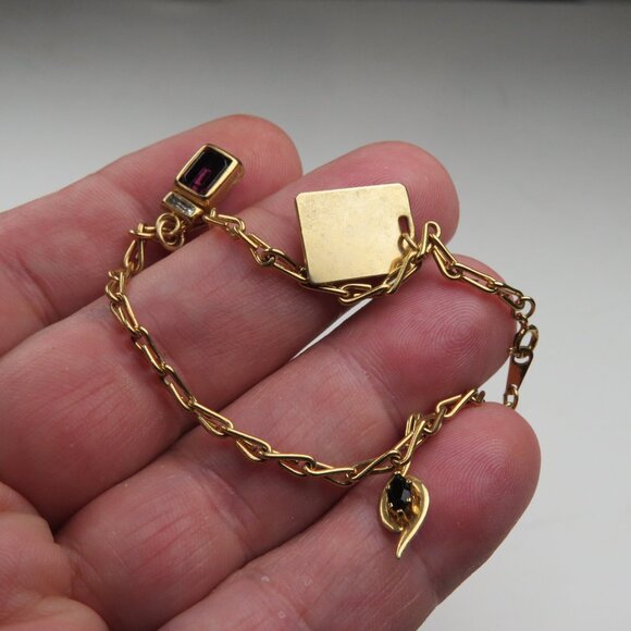 $150 18k Plated Charm Bracelet